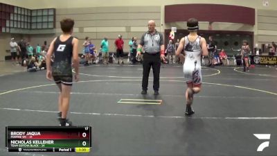 117 lbs Quarterfinals (8 Team) - Brody Jaqua, Foxfire WC vs Nicholas Kelleher, Team Gotcha Black