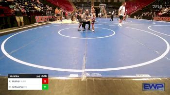 60 lbs Rr Rnd 3 - Wyatt Baysinger, Fulton Hornets vs Hailen Hiner, Pawnee Peewee Wrestling