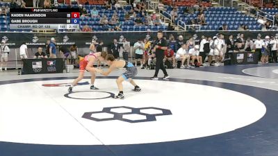 113 lbs Champ. Rd Of 128 - Kaden Haakinson, South Dakota vs Gabe Brough, Ohio