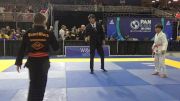 Aoi Yaguchi vs Caio Rafe Sainz 2025 Pan Kids Jiu-Jitsu IBJJF Championship