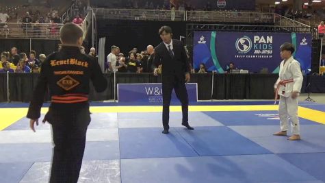 Aoi Yaguchi vs Caio Rafe Sainz 2025 Pan Kids Jiu-Jitsu IBJJF Championship