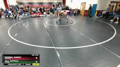 138 lbs Cons. Round 1 - Wendell Hunolt, Evanston vs Paul Gottula, Laramie