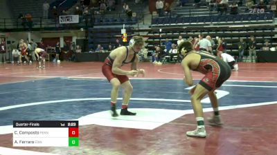 141 lbs Quarterfinal - CJ Composto, Univ Of Pennsylvania vs Anthony Ferraro, Edinboro