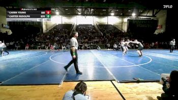 Boys 285 M2 1st Place Match - Caden Young, Uintah - Boys vs Carter Rudolph, Roy - Boys