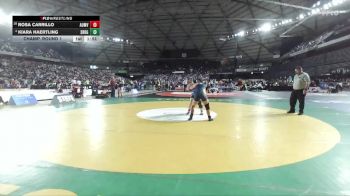 Girls 3A 170 lbs Champ. Round 1 - Rosa Carrillo, Auburn Mountainview (Girls) vs Kiara Haertling, Southridge (Girls)