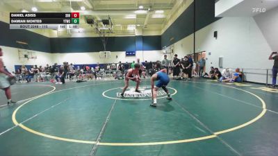 115 lbs Cons. Round 2 - Damian Montes, Yucaipa Thunder Wrestling Club vs Daniel Asiss, Beverly Hills