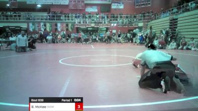 14U - 100 lbs Quarters - Brock McKee, One On One Wrestling Club vs Kanen Fernwalt, Hybrid Wrestling Club