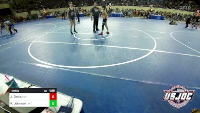 126 lbs Round Of 32 - Jace Davis, Cache Wrestling Club vs Kameron Johnson, Little Axe Takedown Club