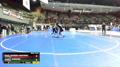 74 lbs Champ. Round 2 - Danny Andrade, California vs Isaac Romero-Martinez, California