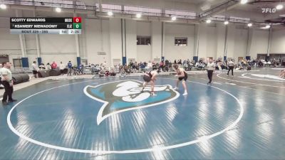 285 lbs 1st Place Match - Ksawery Niewadomy, Elizabethtown vs Scotty Edwards, Muskingum