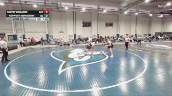 285 lbs 1st Place Match - Ksawery Niewadomy, Elizabethtown vs Scotty Edwards, Muskingum