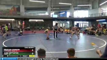 75 lbs Semis & 3rd Wb (16 Team) - Gabe Nettleton, TNWCC vs Braylen Johnson, Stronghold - Black