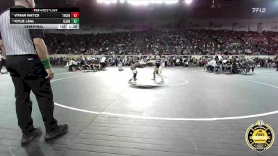 G5A-105 lbs Semifinal - Vivian Hayes, Tecumseh-Girls vs Kylie Leal, Elk City-Girls