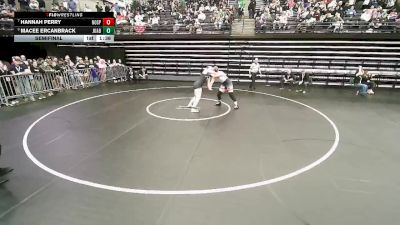 3A 190 lbs Semifinal - Macee Ercanbrack, Juab vs Hannah Perry, North Sanpete