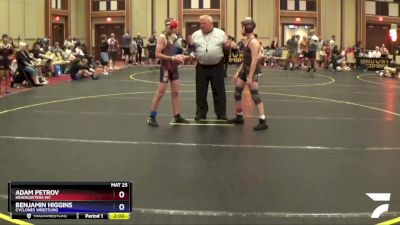 96 lbs Round 1 - Adam Petrov, Headhunters WC vs Benjamin Higgins, Cyclones Wrestling