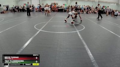 76 lbs Round 2 (8 Team) - Bryce Thomas, Rebellion vs Troy Plankenhorn, Warhawks Wrestling