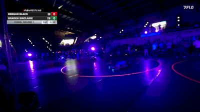 126-132 lbs Cons. Round 1 - Deegan Black, Uintah Wrestling vs Braden Sinclaire, Timpview