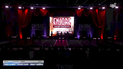 Tech Cheer - Cedar Park - Night Riders [2025 L1.1 Junior - PREP Day 1] 2025 Encore Grand Nationals