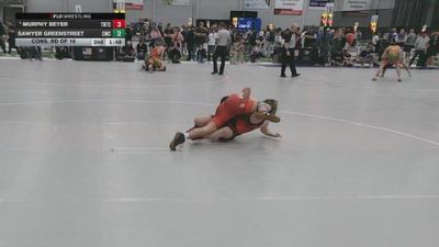165 lbs Cons. Rd Of 16 - Sawyer Greenstreet, Cornerstone Mat Club vs Murphy Beyer, Team Nazar Training Center