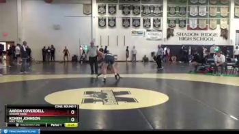 170 lbs Cons. Round 5 - Aaron Coverdell, Shadow Ridge vs Kohen Johnson, Holy Cross