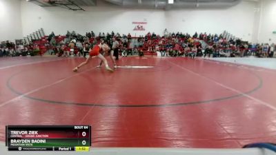 138 lbs Champ. Round 1 - Brayden Badini, Mountain Vista vs Trevor Ziek, Central - Grand Junction