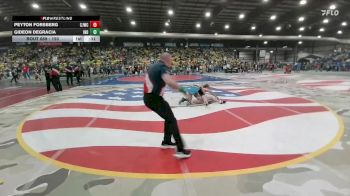 150 lbs Cons. Round 1 - Peyton Forsberg, Chadron Junior Wrestling Club vs Gideon DeGracia, Individual