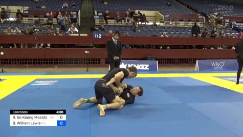 Richard Ge Keong Masato Ho vs Brian William Lewis 2024 Pan IBJJF Jiu-Jitsu No-Gi Championship