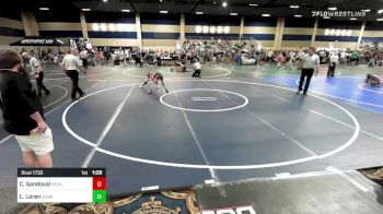 78 lbs Semifinal - Cooper Sandoval, Nevada Elite vs Luke Loren, Sunkist Kids/Monster Garage