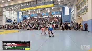 126 lbs Champ. Round 1 - Santino Sianni, Red Lion Christian Academy vs Nathaniel Wood, St Georges Tech