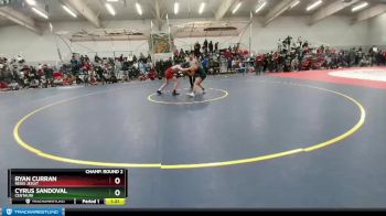 150 lbs Champ. Round 2 - Cyrus Sandoval, Centauri vs Ryan Curran, Regis Jesuit