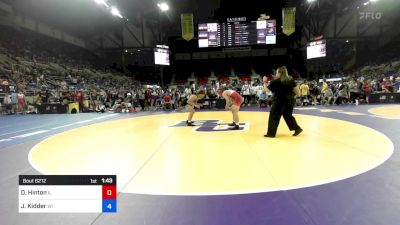 157 lbs Rnd Of 64 - Dillon Hinton, IL vs Jacob Kidder, WI