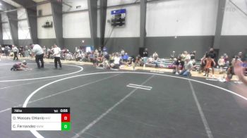 78 lbs Rr Rnd 3 - Ole Massey OHanlon, Mat Demon WC vs Colton Fernandez, Nwwc