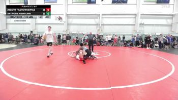 114 lbs Quarterfinal - Joseph Pasterkiewicz, OH vs Anthony Newsome, DE