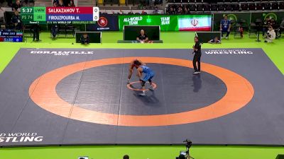 74 kg Rr Rnd 3 - Tajmuraz Salkazanov, All World Team vs Mohmmadsadegh Firouzpourbandpei, Iran