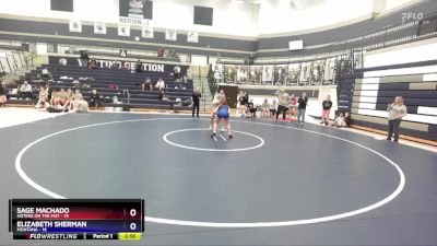 135 lbs Round 2 (4 Team) - Sage Machado, Sisters On The Mat vs Elizabeth Sherman, Montana