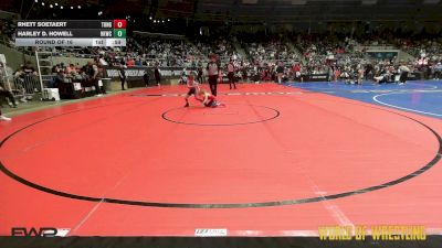43 lbs Round Of 16 - Rhett Soetaert, Tonganoxie Wrestling Club vs Harley D. Howell, Henryetta Knights Wrestling Club
