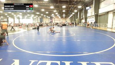 132 lbs Rr Rnd 3 - Elexis Lacy, Hammer Wrestling Club vs Emily Sarr, D3 Training Center