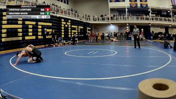 160 lbs Quarterfinal - Cristian Lowther, Ringgold vs Brayden White, Thomas Jefferson