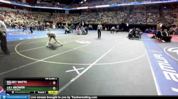 115 Class 2 lbs 3rd Place Match - Lily Brower, Platte County vs Kelsey Watts, Nixa