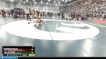 83 lbs Quarterfinal - Dillon Regis, Askeo International Mat Club vs Karver Peasley, Omak Wrecking Crew Wrestling