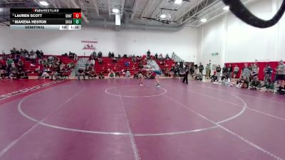 135 lbs Semifinal - Lauren Scott, Chatfield vs Makena Heston, Columbine