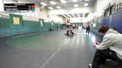 144 lbs Cons. Round 5 - Bryson Floyd, San Clemente vs David Chapla, Centennial