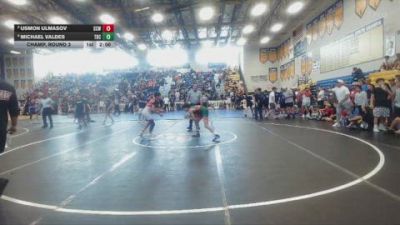 106 lbs Champ. Round 3 - Michael Valdes, Gladiator Wrestling vs Usmon Ulmasov, Caveman
