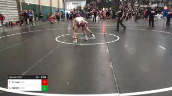 135 lbs Prelims - Dakota Brown, York High School vs Solomon Wales, West Central Area