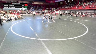 138 lbs D2/d3 - Semi-finals (sat 10:00am.) - Aaron Knetter, Stratford vs Sammy Springer, Mineral Point