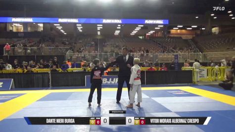 Vitor Morais Albernaz Crespo vs Dante Nieri Burga 2025 Pan Kids Jiu-Jitsu IBJJF Championship