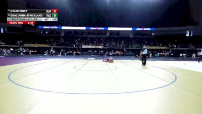 117 lbs Consi Of 16 #2 - Kylee Price, Clemson vs Gracianna Strickland, Treasure Valley CC