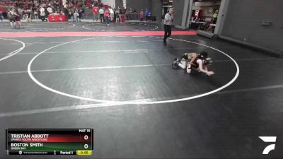 54 lbs Cons. Round 2 - Tristian Abbott, Sparta Youth Wrestling vs Boston Smith, Green Bay