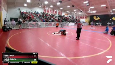 126 lbs Cons. Round 2 - Daisy Ruiz, Cypress vs Deysi Garcia, El Toro