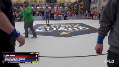 120 lbs Cons. Round 2 - Carl Shew, Iowa vs Konstantinos Panos, Big Game Wrestling Club